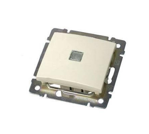 Выключатель с подсветкой 1-кл. СП Valena 10А IP31 250В механизм сл. кость IEK 774310 — Новобаза в Новомосковске