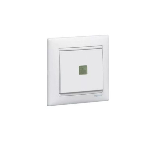 Переключатель с подсветкой проходной 1-кл. СП Valena 10А IP31 250В механизм бел. Leg 774426 — Новобаза в Новомосковске