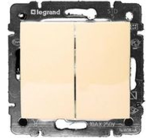 Переключатель проходной 2-кл. СП Valena 10А IP31 250В механизм сл. кость IEK 774308 — Новобаза в Новомосковске