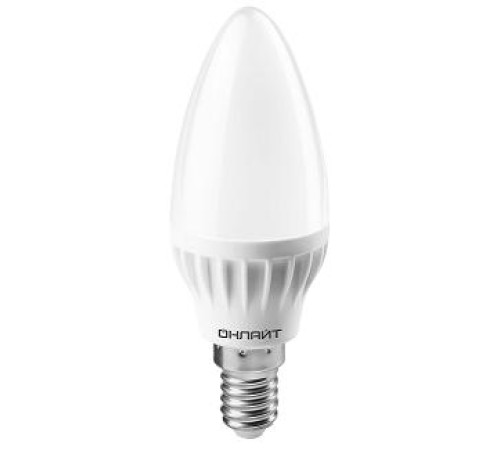 Лампа Онлайт LED C37 8w/4K E14 71633 — Новобаза в Новомосковске