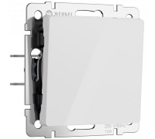 WL01-SW-1G-C Выключатель ПЕРЕКРЕСТНЫЙ 1-кл. БЕЛЫЙ Werkel — Новобаза в Новомосковске
