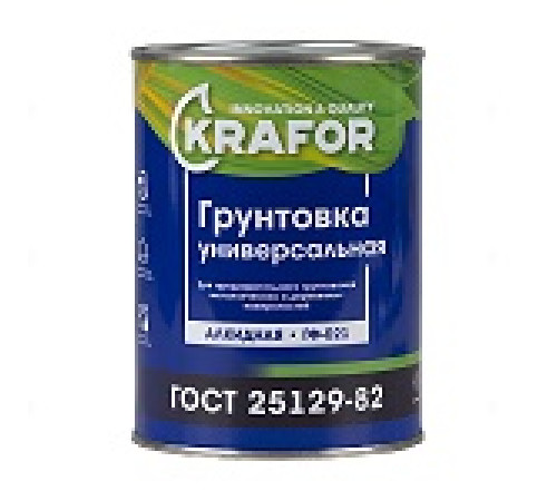Грунт ГФ-021 серый 1,8 кг KRAFOR — Новобаза в Новомосковске