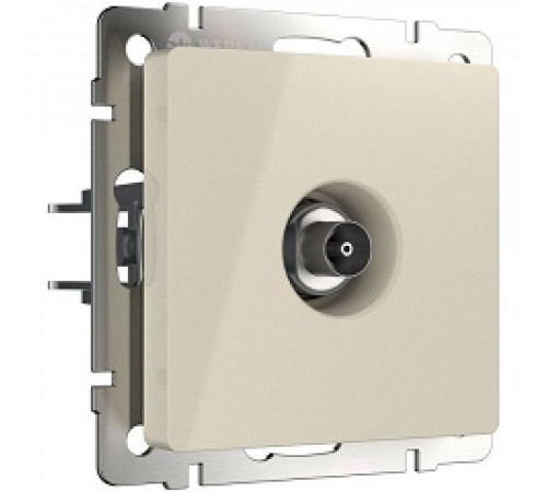 Werkel WL03-TV-ivory / ТВ розетка оконечная  (слоновая ко — Новобаза в Новомосковске