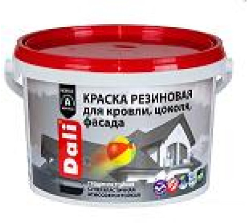 Краска резиновая DALI белая база А 12кг — Новобаза в Новомосковске