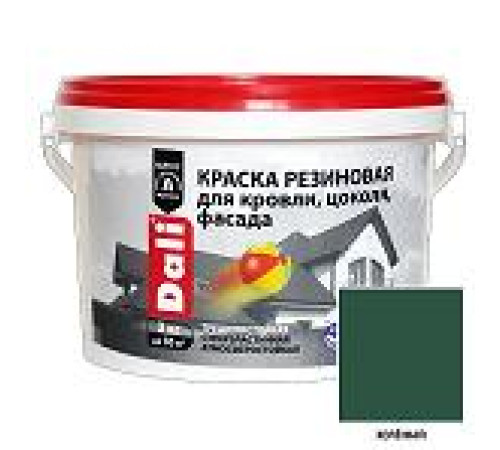 Краска резиновая DALI зеленая 3кг — Новобаза в Новомосковске