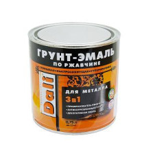 Грунт - эмаль по ржавчине DALI 0,75л зел мох 6005