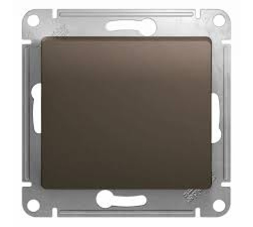 Выключатель 1-кл. СП Glossa 10А IP20 механизм ШОКОЛАД Systeme Electric GSL000811 — Новобаза в Новомосковске