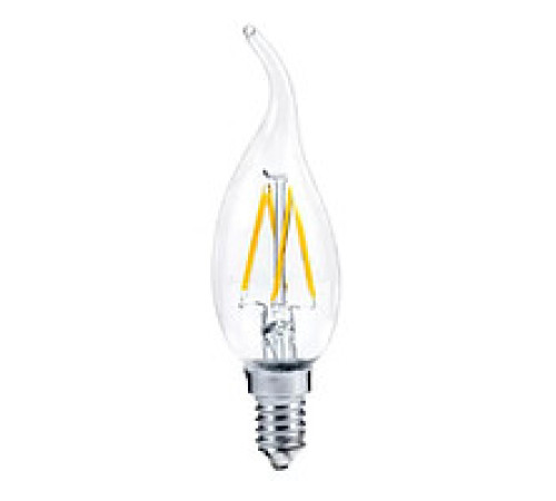 Свеча на ветру Filament E14 5Вт. Gauss 4100к — Новобаза в Новомосковске