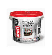 Краска фасадная матовая укрывистая ВД DALI 9л