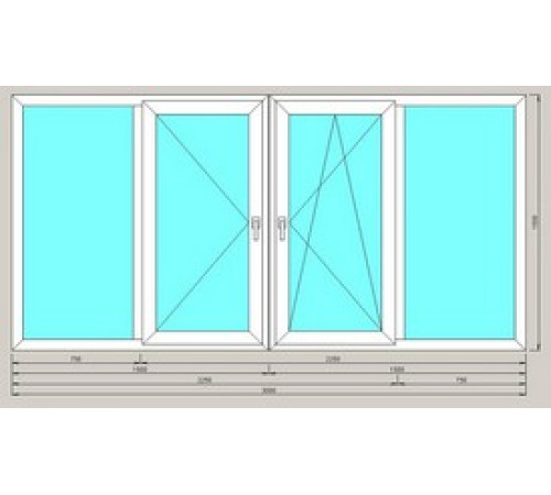 Остекление балкона ArtecStandart60 1-но камерн 1500х3000 — Новобаза в Новомосковске