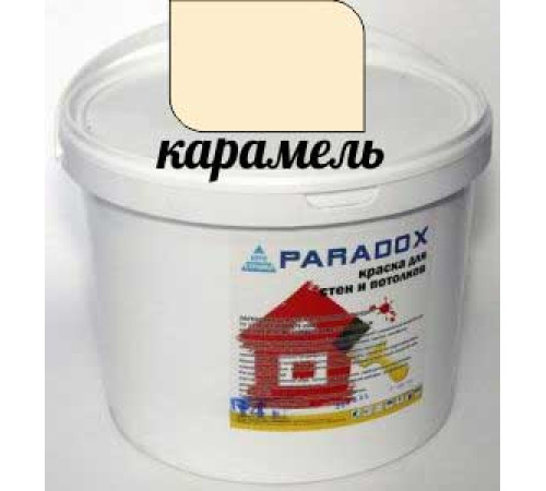 Краска PARADOX ВД Инт. цвет КАРАМЕЛЬ 14кг — Новобаза в Новомосковске