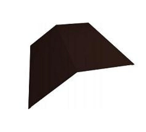 Планка конька (145х145х2500) 0,45 RAL8017 — Новобаза в Новомосковске