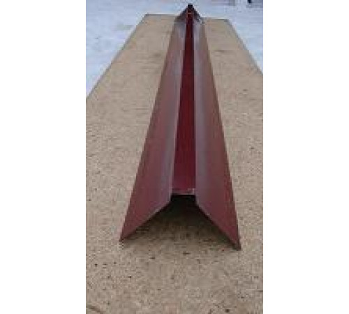 Планка конька (145х145х2500) 0,45 RAL3005 — Новобаза в Новомосковске