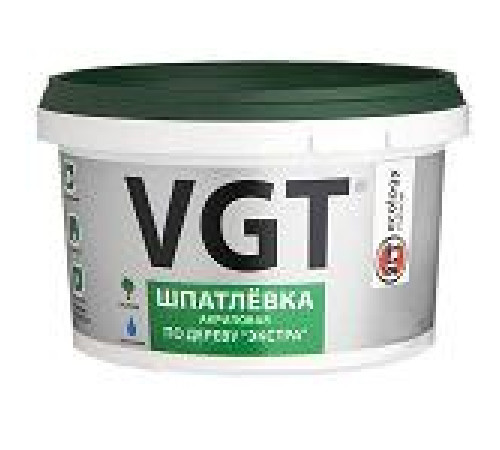 Шпаклевка по дереву белая 1кг VGT — Новобаза в Новомосковске