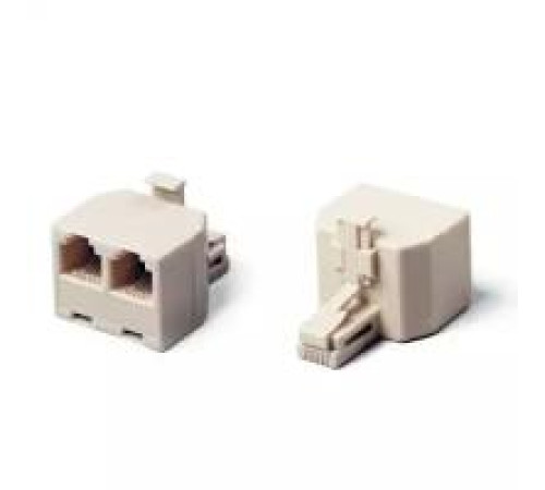 Переходник сет.штекер 8Р8С(RJ-45)-2 гнезда Rexant — Новобаза в Новомосковске