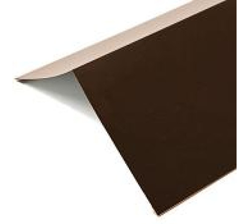 Планка конька (145х145х2000) 0,5 PE-foil RAL8017 — Новобаза в Новомосковске