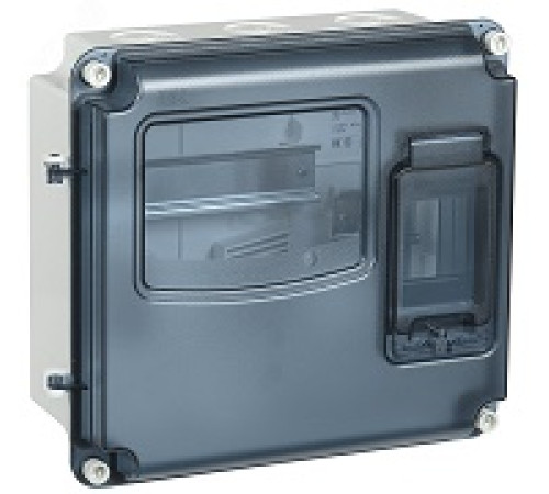 Корпус пластиковый ЩУРн-П 1/3 IP66 PC  MSP1-N-0 iEK — Новобаза в Новомосковске