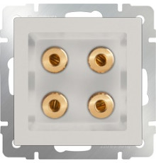 Werkel WL03-AUDIO-4 ivory-Аккустич.розетка(слонов.кость)