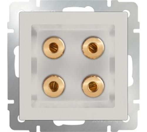 Werkel WL03-AUDIO-4 ivory-Аккустич.розетка(слонов.кость) — Новобаза в Новомосковске