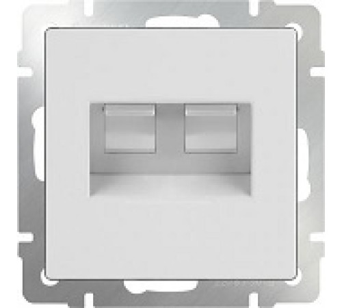 Werkel WL01-RJ45+RJ45-Роз.2ая Интернет(белая) — Новобаза в Новомосковске