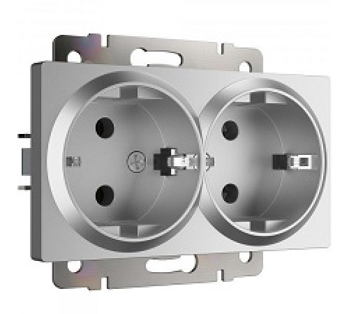 Werkel WL06-SKG-02-IP20-Роз.2ая. с/з(серебряный) — Новобаза в Новомосковске