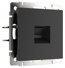 WL08-RJ-45-Розетка Интернет(черный матовый)