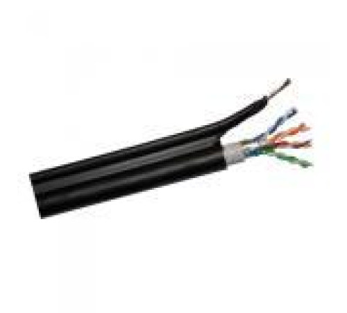 Кабель UTP 4х2х24AWG кат.5е медь с тросом — Новобаза в Новомосковске