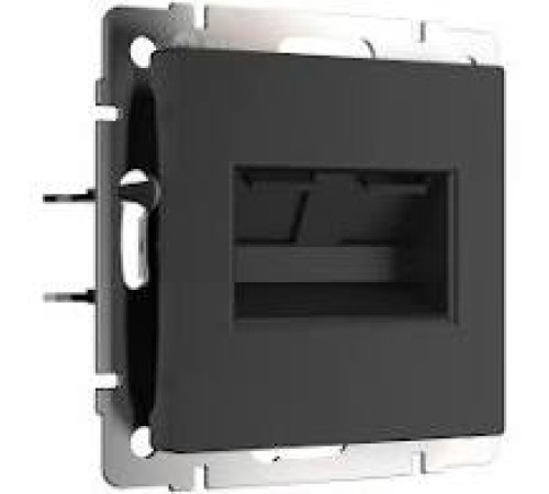 WL08-RJ-45+RJ45--Роз. Интернет 2-ая (черный мат) — Новобаза в Новомосковске