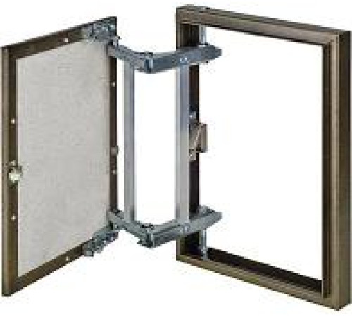 D4050 ceramo steel Люк под плитку на петле окраш — Новобаза в Новомосковске