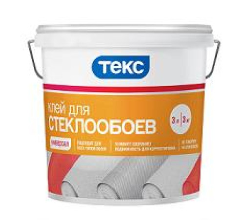 Клей для стеклообоев ПВА 10л ТЕКС — Новобаза в Новомосковске