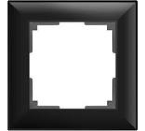 WL14-Frame-01 Рамка на 1 пост (черный матовый) — Новобаза в Новомосковске