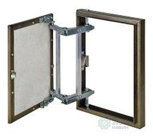 D4040 ceramo steel Люк п/п на петле мет. 400х400 — Новобаза в Новомосковске