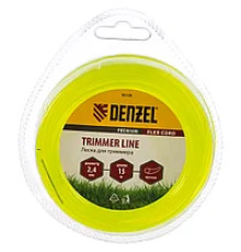 Леска для триммера 2,4 мм*15 м кругл. Denzel 96180