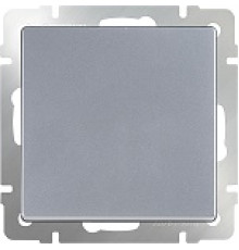 WL06-SW-1G-2W Выключатель ПРОХОДНОЙ 1-кл. СЕРЕБРЯНЫЙ Werkel
