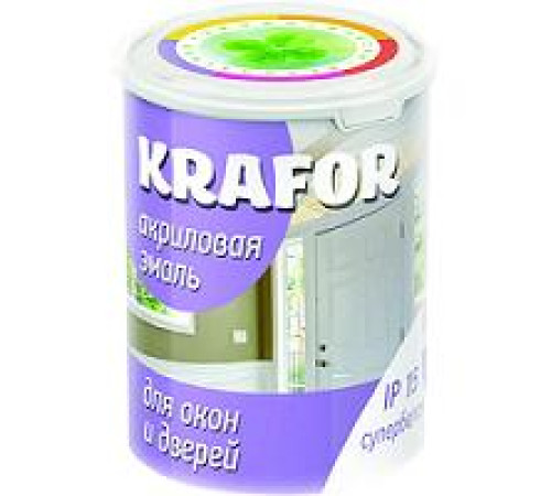 Эмаль акриловая матов. супербелая 1кг 