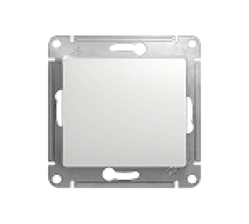 Выключатель 1-кл. СП Glossa 10А IP20 механизм БЕЛЫЙ  Systeme Electric GSL000111 — Новобаза в Новомосковске