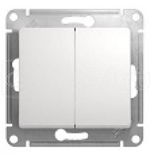 Выключатель ПРОХОДНОЙ 2-кл. СП Glossa 10А IP20 механизм БЕЛЫЙ Systeme Electric GSL000165