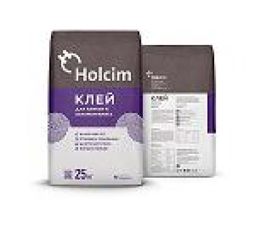 Клей для плитки и керамогранита С1 Т (25кг) Holcim — Новобаза в Новомосковске