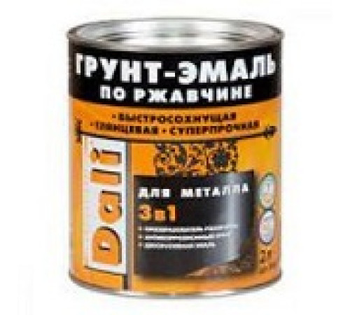 Грунт - эмаль по ржавчине DALI 2л зел мох 6005 — Новобаза в Новомосковске