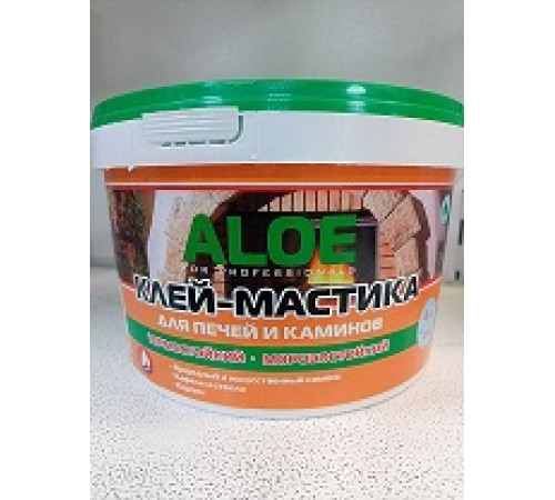 Клей-мастика для печей и каминов ALOE 4.0кг — Новобаза в Новомосковске