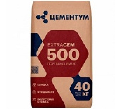 Цемент LafargeHolcim М-500 Д20 (40 кг) — Новобаза в Новомосковске