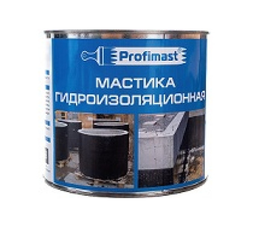 Мастика битумная гидроизоляц. PROFIMAST 2л (1,8кг) — Новобаза в Новомосковске