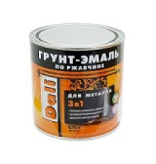 Грунт - эмаль по ржавчине DALI 0,75л оранжевая2004