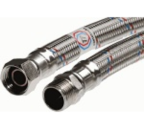 Подводка вода гигант нерж. 100см в/н 1/2 — Новобаза в Новомосковске