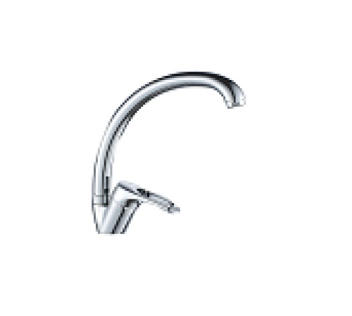 EKKO MN4113 Смеситель для кухни, хром — Новобаза в Новомосковске