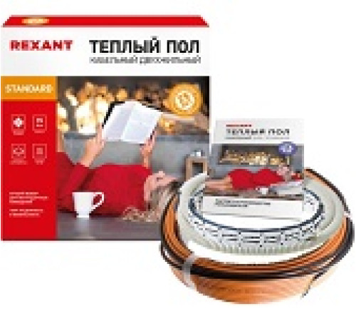 Теплый пол Кабель Rexant 51-0513-3 20м 300w — Новобаза в Новомосковске