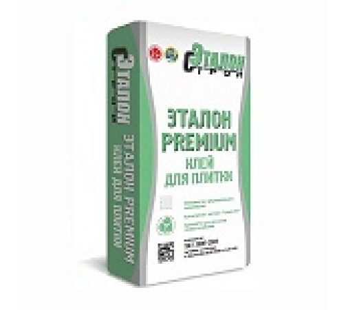 Клей д/плитки ЭТАЛОН PREMIUM (25кг) — Новобаза в Новомосковске
