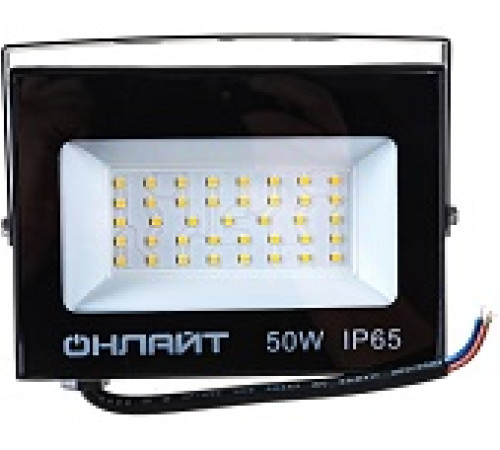 Прожектор LED 50Вт  4000К ОНЛАЙТ 71659 IP65 — Новобаза в Новомосковске