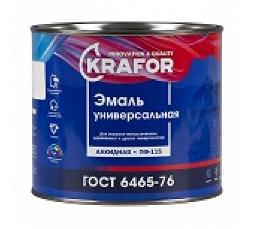 Эмаль ПФ-115 KRAFOR белая 1,9кг — Новобаза в Новомосковске