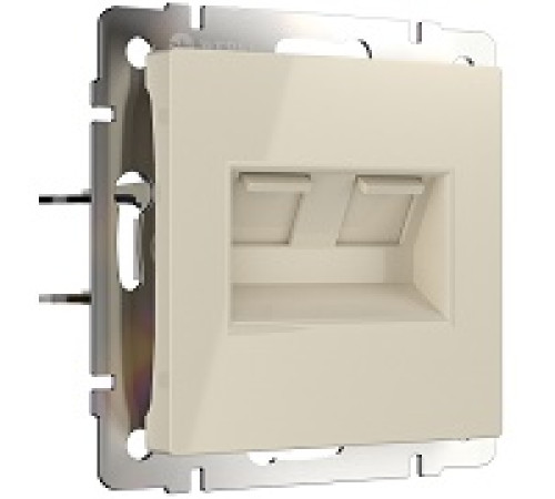 Werkel W1181103 RJ45+RJ45-Роз.2ая Интернет(слон.кость) — Новобаза в Новомосковске